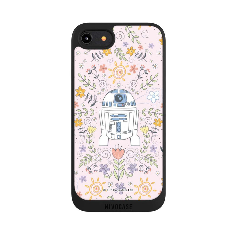 iPhone 8 NIVOpure R2D2 Blumen Muster