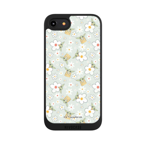 Apple iPhone 8 NIVOpure Baby Yoda Flower Pattern