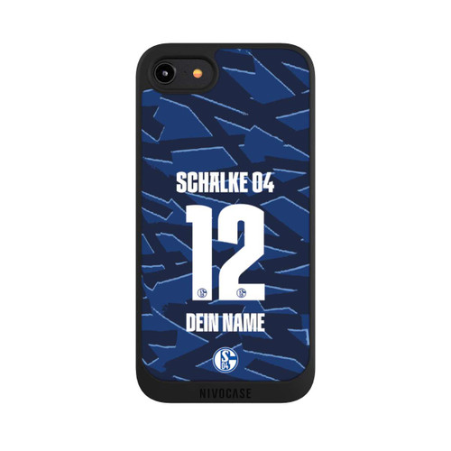 Apple iPhone 8 NIVOpure Schalke 04 Trikot Personalisierbar 25-26