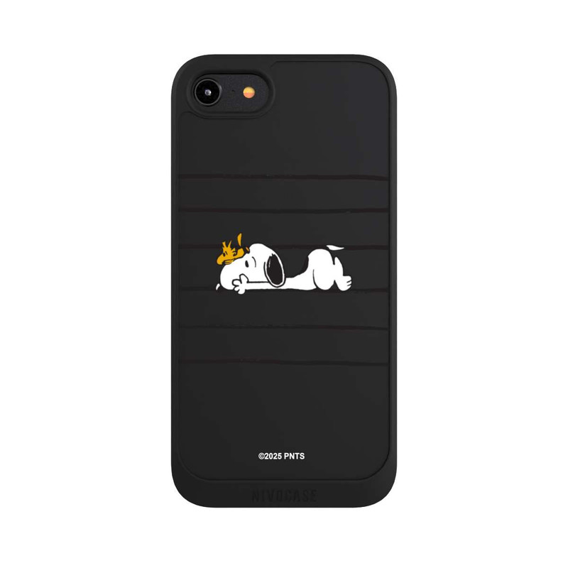 iPhone 8 NIVOpure Snoopy Woodstock Streifen Peanuts Transparent