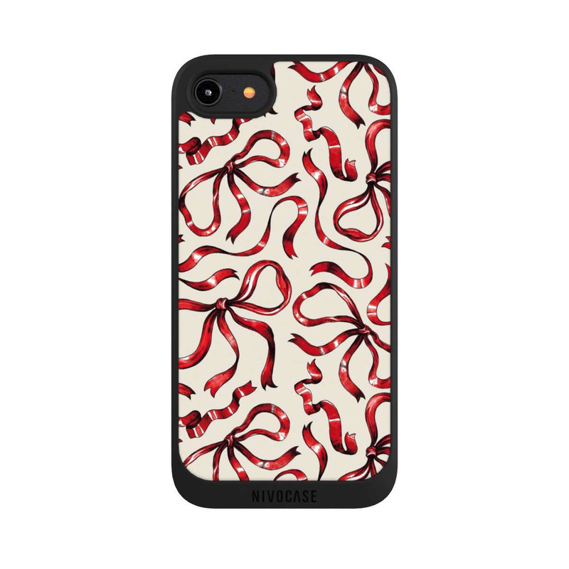 iPhone 8 NIVOpure Fine Bows Red