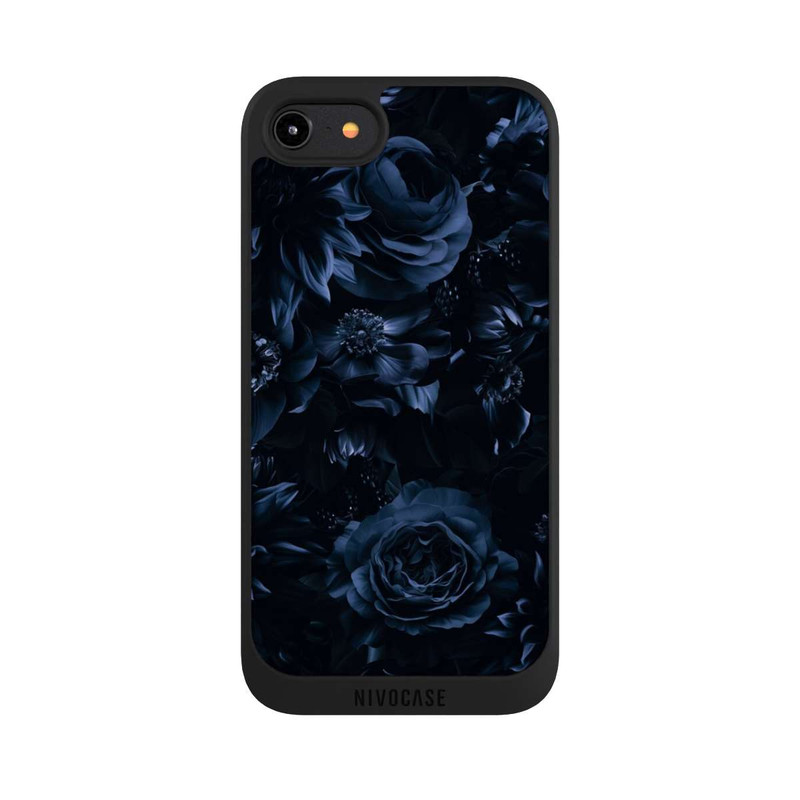 iPhone 8 NIVOpure Shadow Flowers Blue