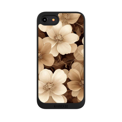 Apple iPhone 8 NIVOpure Naturfarbene Negativblumen mit KI