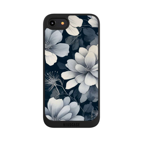 Apple iPhone 8 NIVOpure Negative Flower Blue White with AI