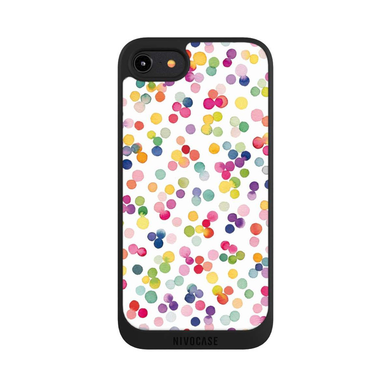 iPhone 8 NIVOpure Watercolor Dots Colorful