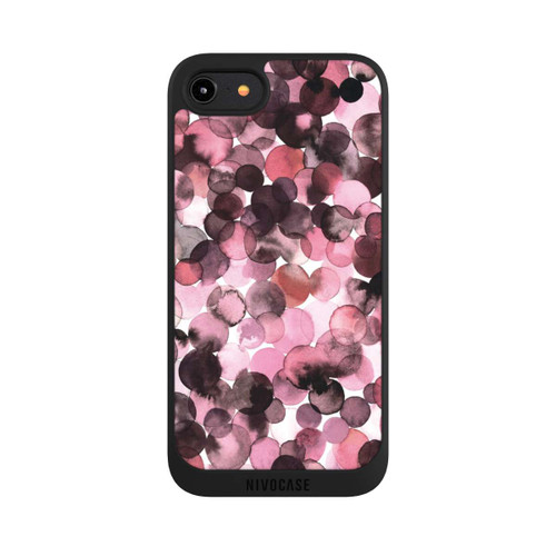 Apple iPhone 8 NIVOpure Blätterzauber Pink