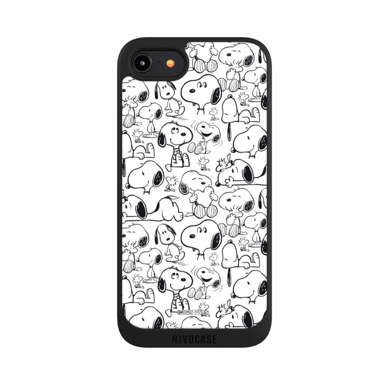 iPhone 8 NIVOpure Classic Snoopy Pattern White