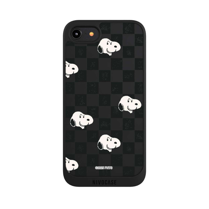 iPhone 8 NIVOpure Snoopy Checked Pattern
