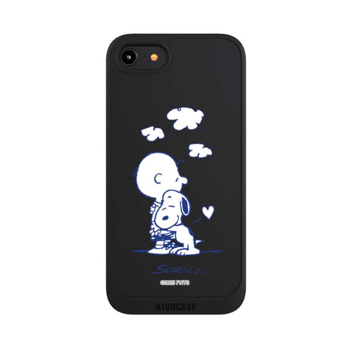 Apple iPhone 8 NIVOpure Peanuts Charlie Brown Snoopy Hug Transparent