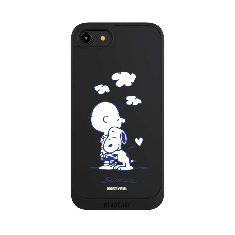 iPhone 8 NIVOpure Peanuts Charlie Brown Snoopy Hug Transparent