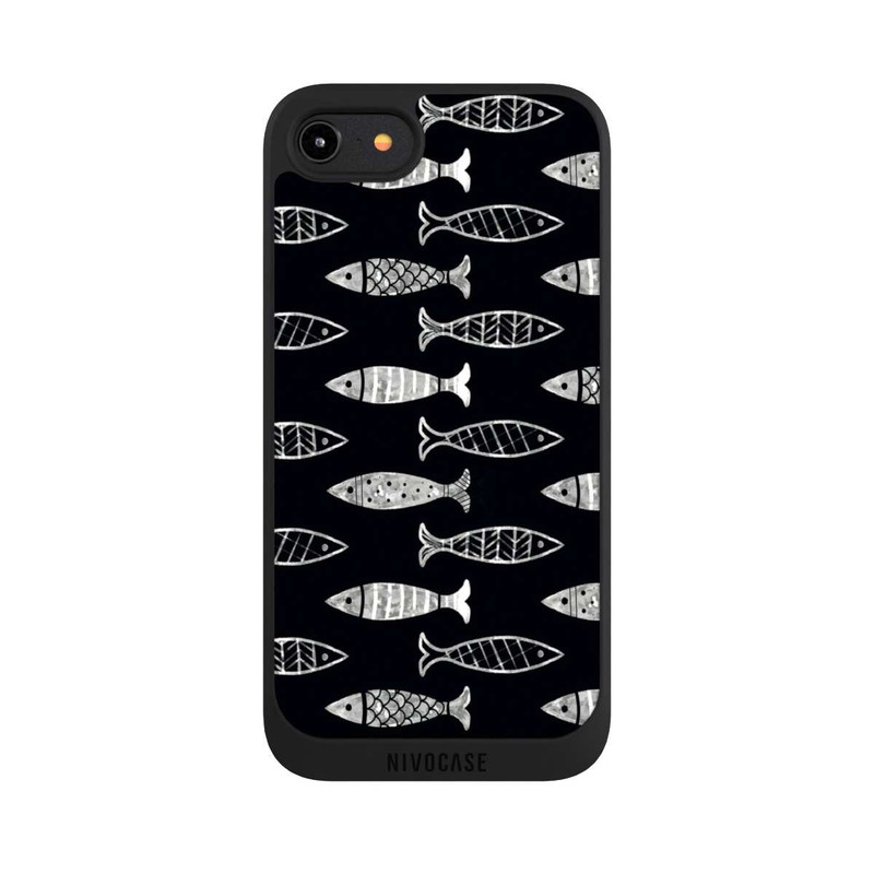iPhone 8 NIVOpure Black Fishy Theme