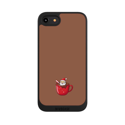 Apple iPhone 8 NIVOpure Père Noël en Tasse de Chocolat Chaud