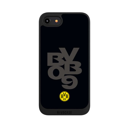 Apple iPhone 8 NIVOpure BVB09 Grau Schwarz