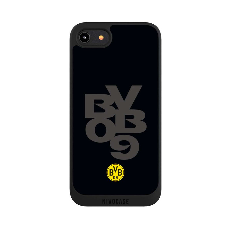iPhone 8 NIVOpure BVB09 Grau Schwarz