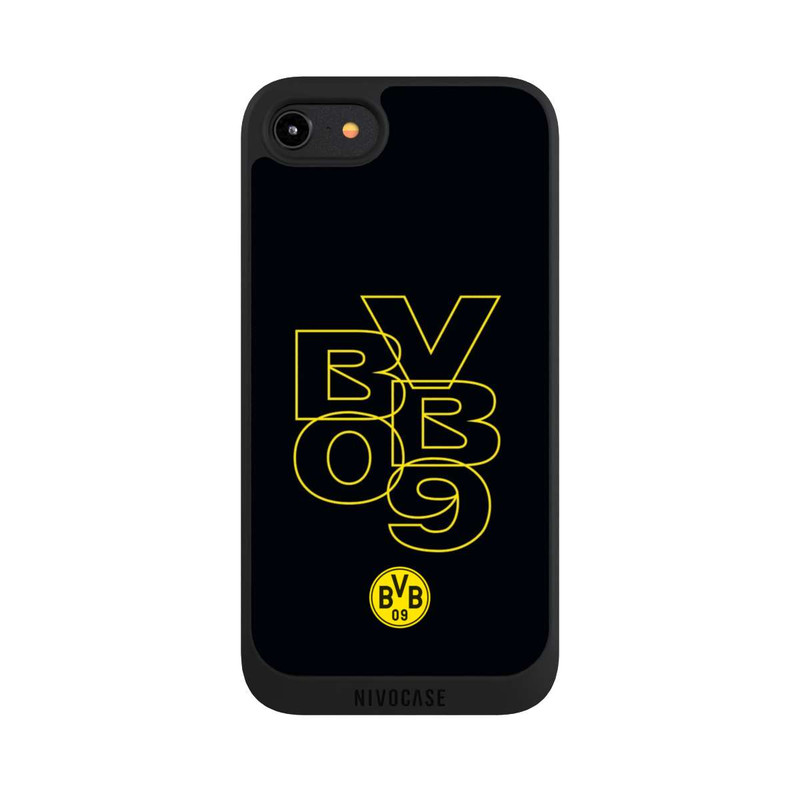 iPhone 8 NIVOpure BVB09 Gelb Schwarz