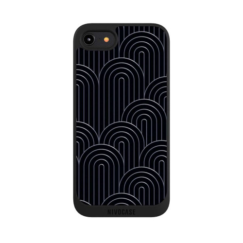 Apple iPhone 8 NIVOpure Art Deco Silber