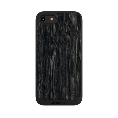 Apple iPhone 8 NIVOpure Dunkle Holzstruktur
