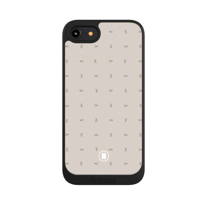 iPhone 8 NIVOpure Nivocase Muster Beige