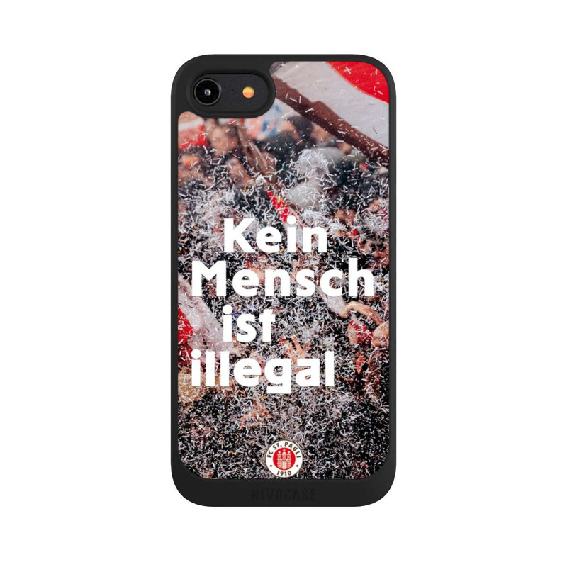 iPhone 8 NIVOpure FC St. Pauli Kein Mensch ist illegal