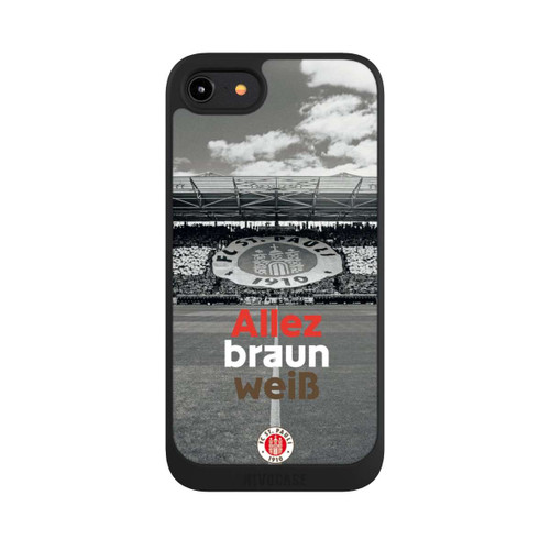 Apple iPhone 8 NIVOpure FC St. Pauli Allez braun weiss