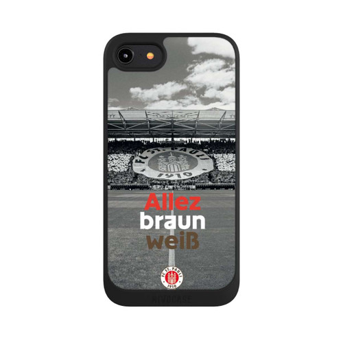 Apple iPhone 8 NIVOpure FC St. Pauli Allez braun weiss