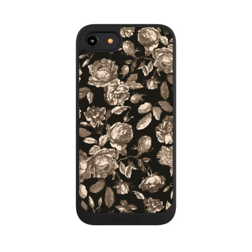 Apple iPhone 8 NIVOpure Leinwand dunkle Blumen