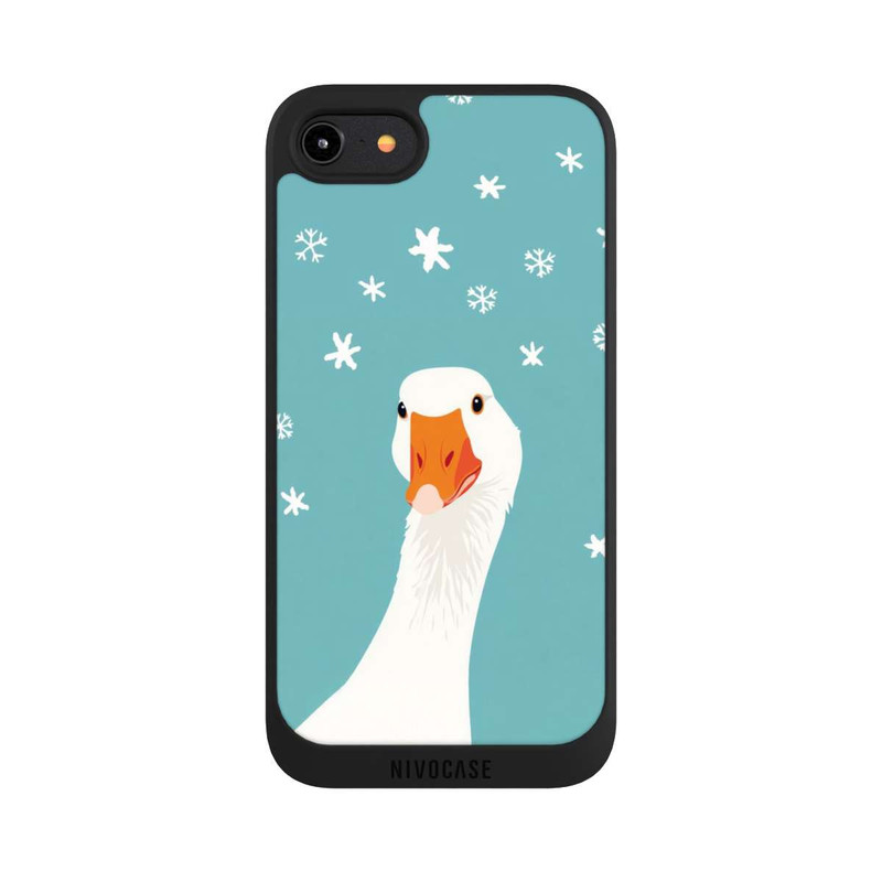 iPhone 8 NIVOpure Funny Goose Stars Blue with AI