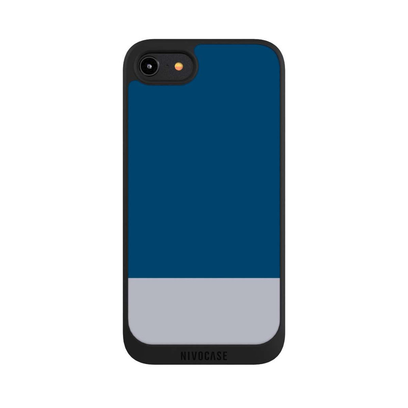 iPhone 8 NIVOpure Dunkelblau Grau Farbkombi