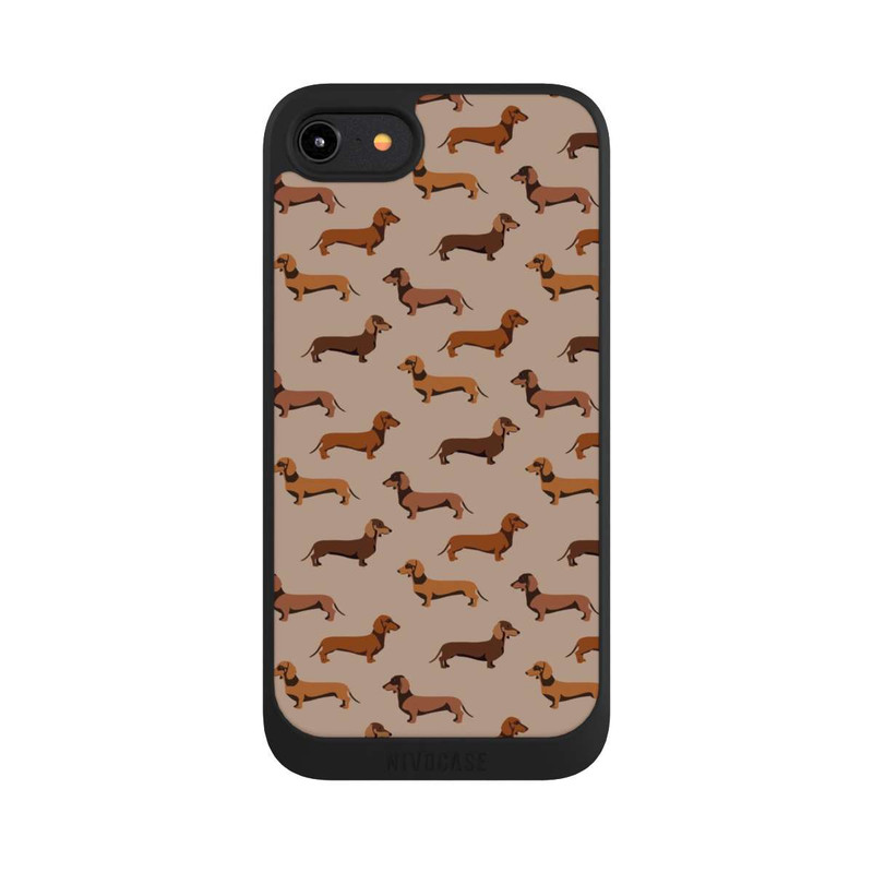 iPhone 8 NIVOpure Modèle Teckel Brun