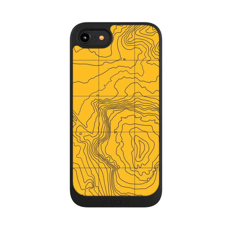 iPhone 8 NIVOpure Berg gelbe Linien