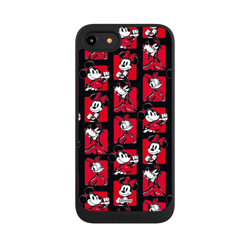 iPhone 8 NIVOpure Micky Maus Rally Pattern Red