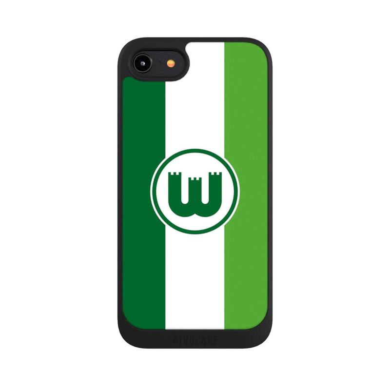 iPhone 8 NIVOpure VfL Wolfsburg Zinnenwappen Streifen