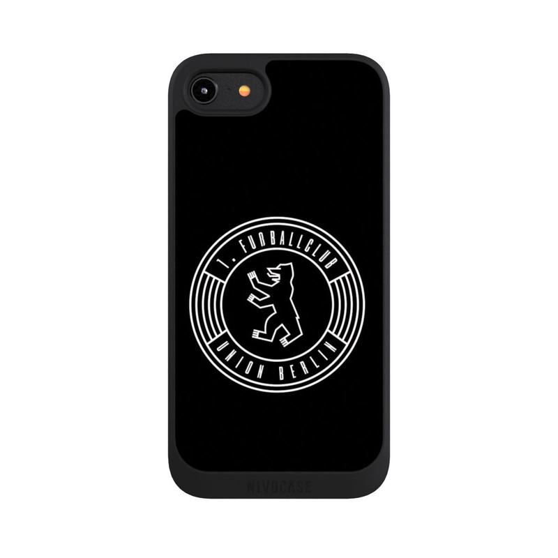 iPhone 8 NIVOpure 1. FC Union Berlin Wappen Schwarz Weiß