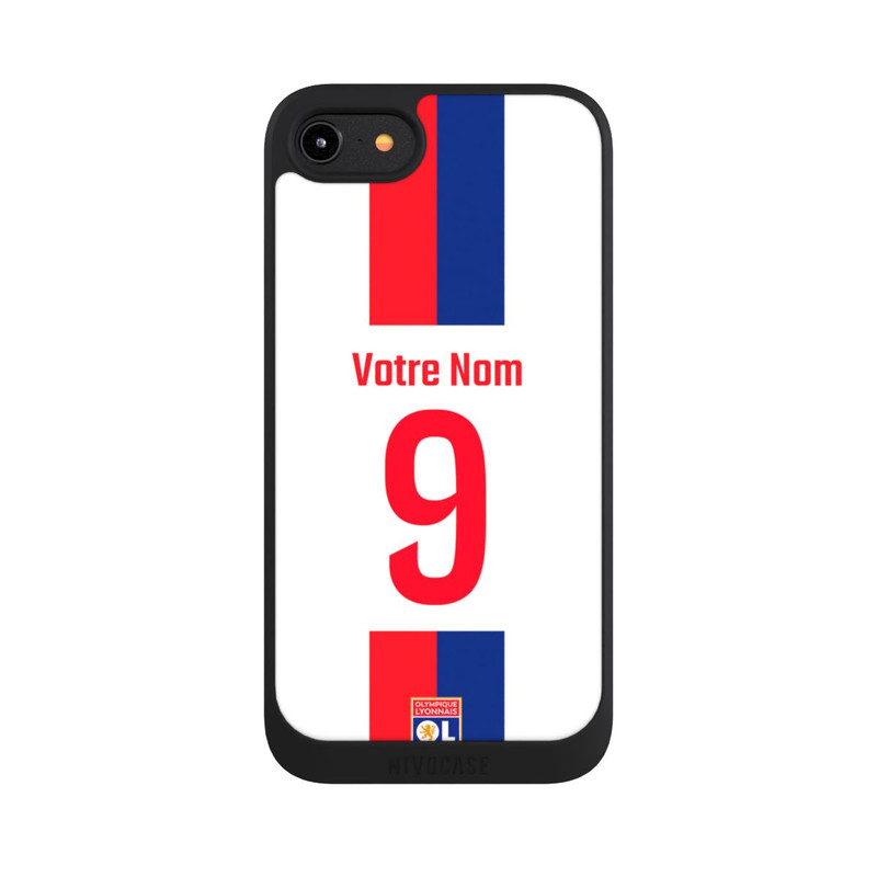 iPhone 8 NIVOpure Olympique Lyonnais Maillot Personnalisable
