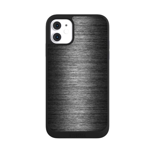 Apple iPhone 11 NIVOpure Metal Look - Anthrazit