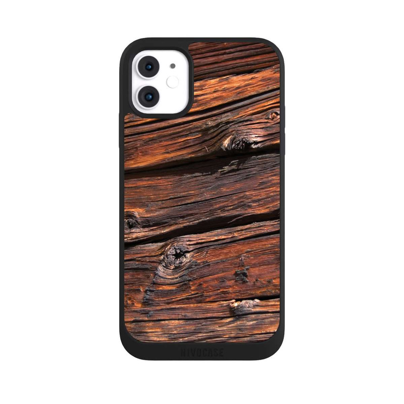 iPhone 11 NIVOpure Effritement Planche en Bois