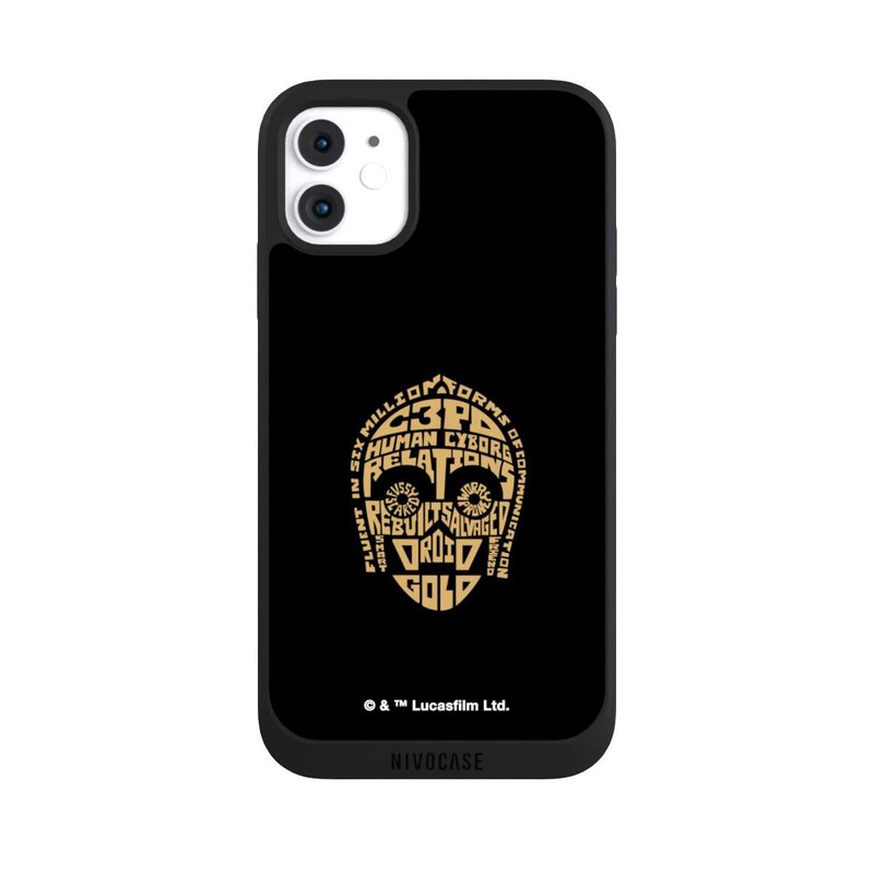 iPhone 11 NIVOpure C3PO Typo Grafisch