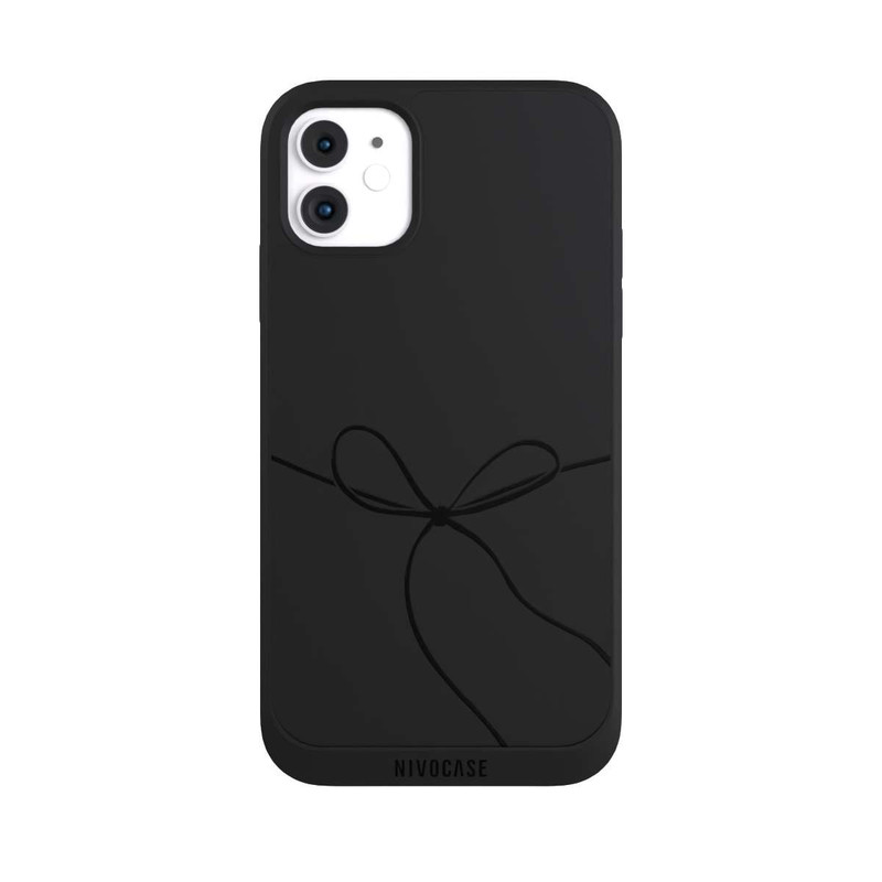 iPhone 11 NIVOpure Bow Tie Black transparent