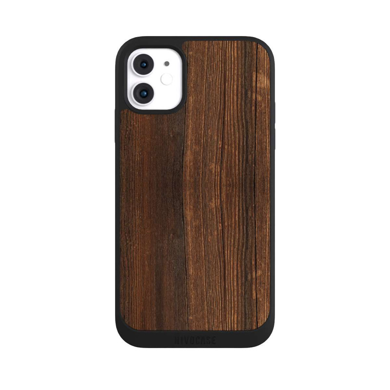 iPhone 11 NIVOpure Walnut Wood Look