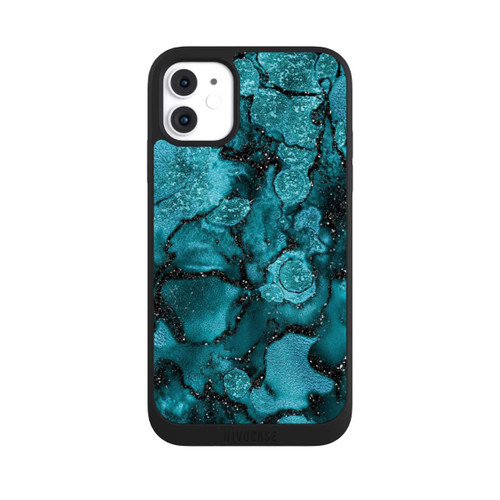 Apple iPhone 11 NIVOpure Paillettes Bleues