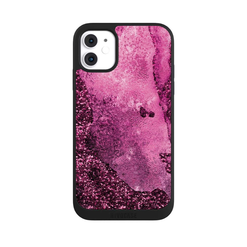 iPhone 11 NIVOpure Pink Glitter Marble 2