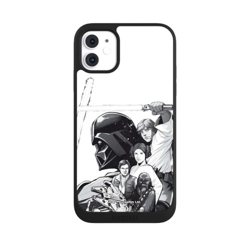 Apple iPhone 11 NIVOpure StarWars Charaktere - Schwarz-Weiß