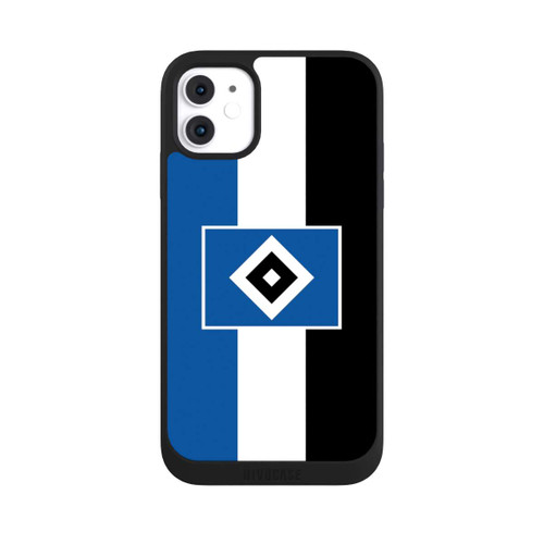Apple iPhone 11 NIVOpure HSV Streifen - Blau-Weiß-Schwarz