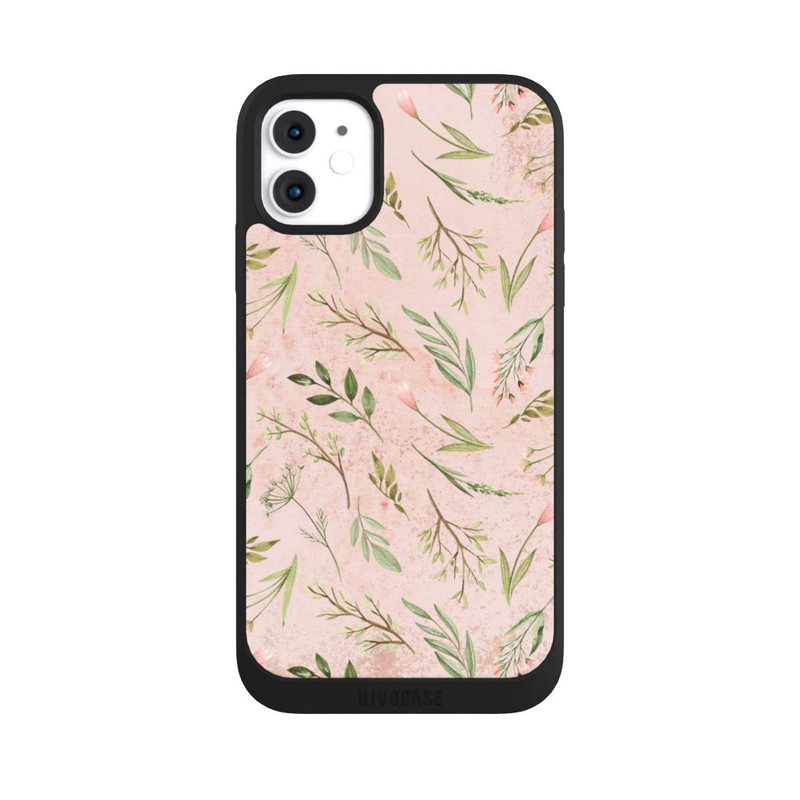iPhone 11 NIVOpure Floral Marble Pink