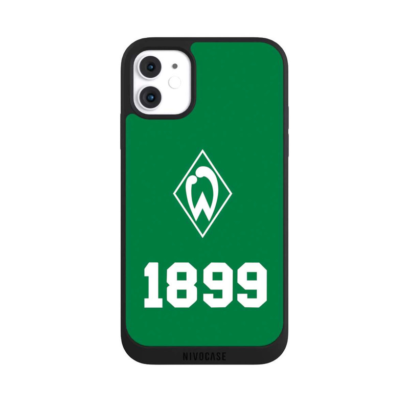 iPhone 11 NIVOpure 1899 Grün-Weiß Lebenslang Grün - Werder Bremen