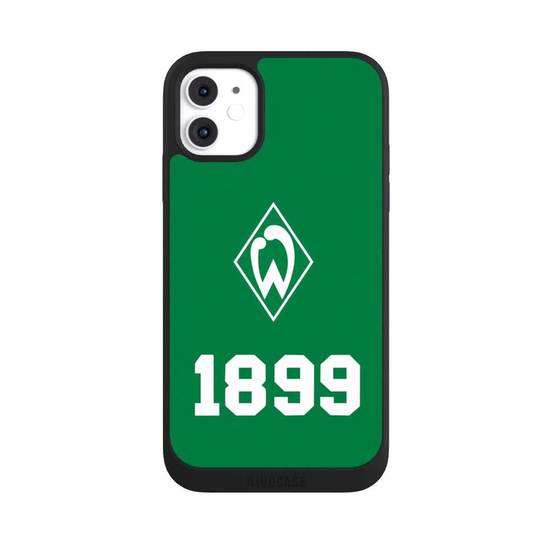 iPhone 11 NIVOpure 1899 Grün-Weiß Lebenslang Grün - Werder Bremen
