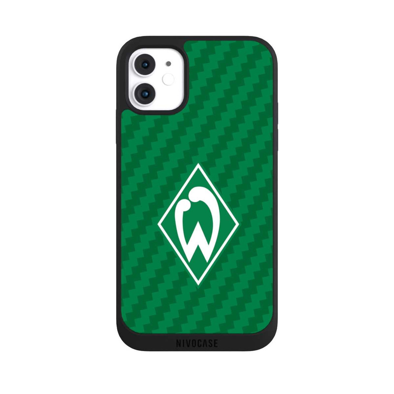 iPhone 11 NIVOpure Carbonlook - Werder Bremen