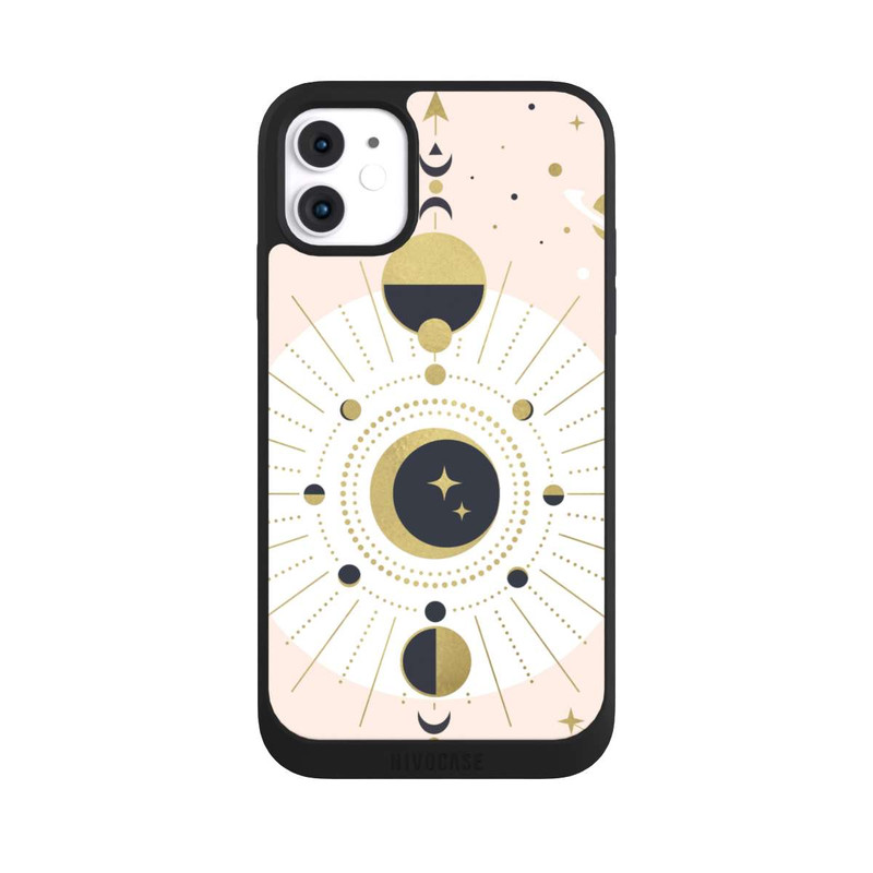 iPhone 11 NIVOpure Abstrakter Rose-Gold-Look