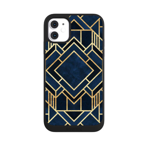 Apple iPhone 11 NIVOpure Impression Art Déco Bleu Or