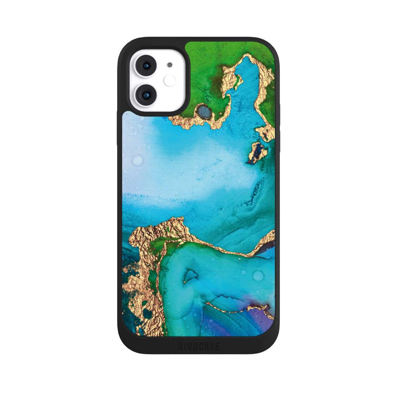 iPhone 11 NIVOpure Farbenfroher Marmor